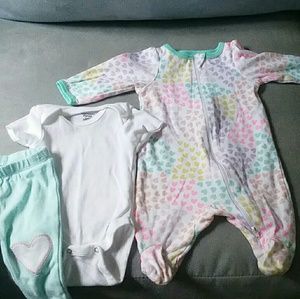 3 in one deal Newborn outfit